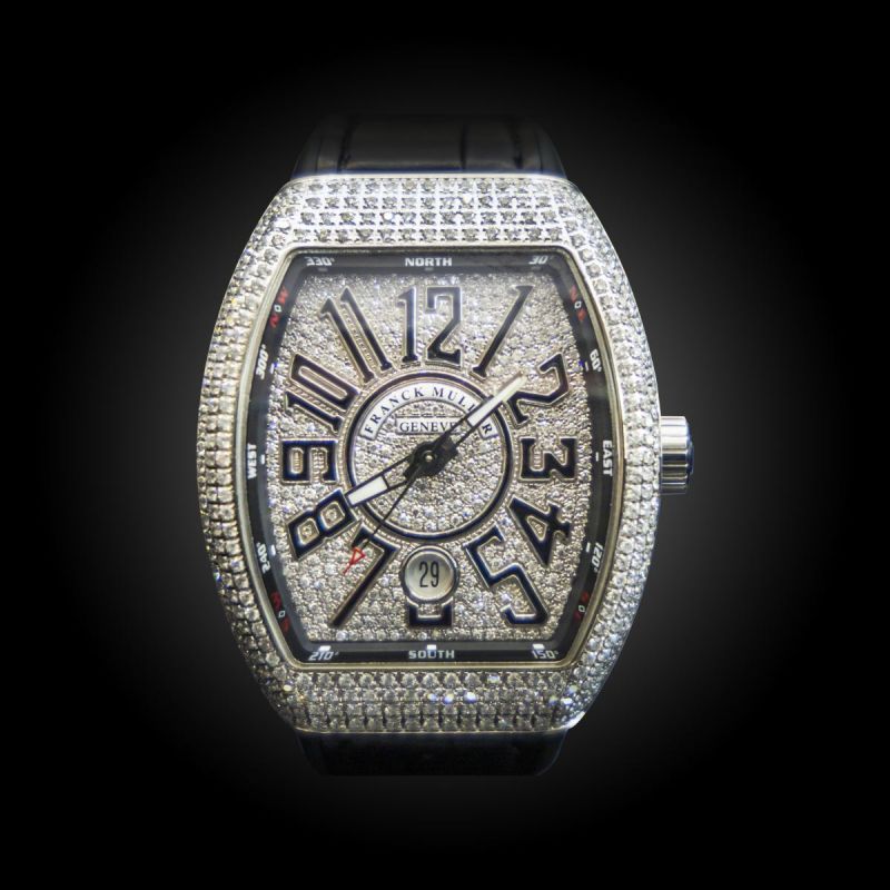 Franck Muller V41 Full Diamond Pave