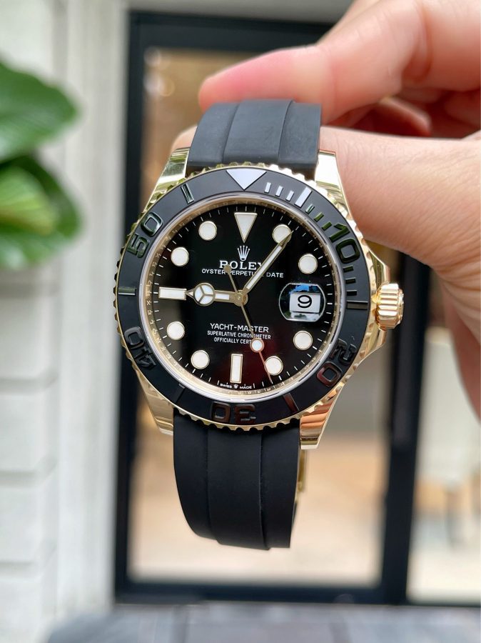 đồng hồ Rolex d&acirc;y da Yacht-Master 