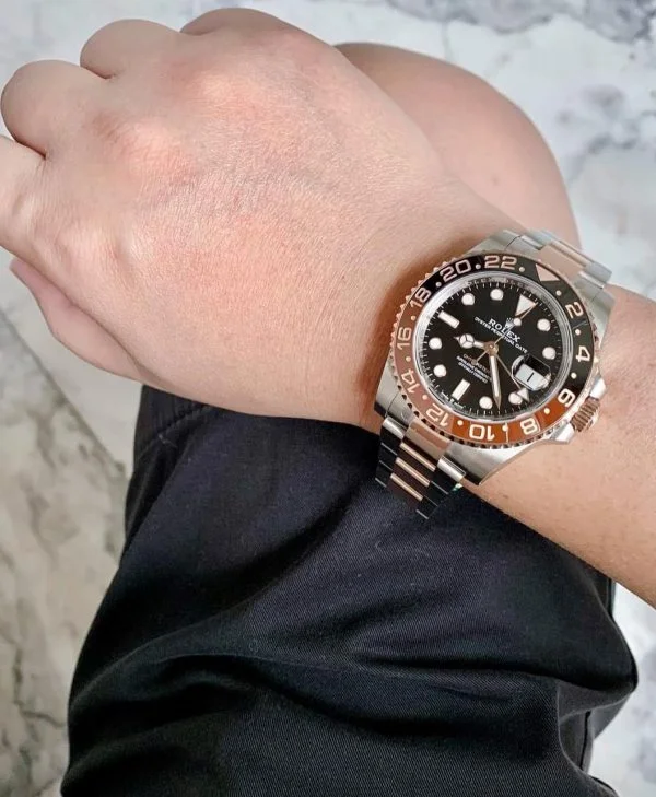 Rolex GMT Master II Stainless Steel & Rose Gold Black 126711CHNR-0002&nbsp;