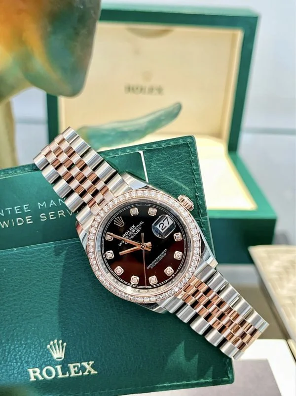 Rolex Steel and Everose Gold Datejust 36mm &ndash; 126281-0009 Mop Used 2021