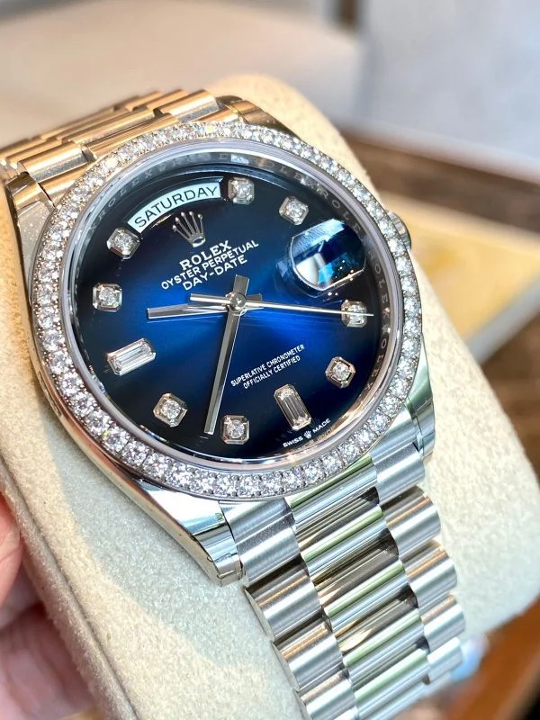 Rolex Day-Date 36mm White Gold 128349rbr-0010