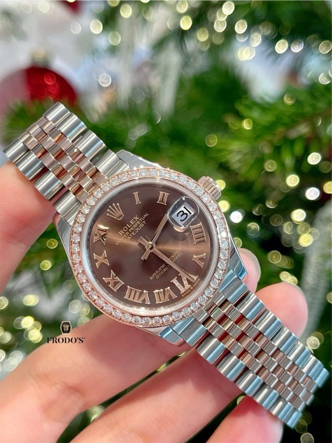 Rolex Datejust 31mm Stainless Steel and Rose Gold &ndash; 278381rbr-0006 chocolate