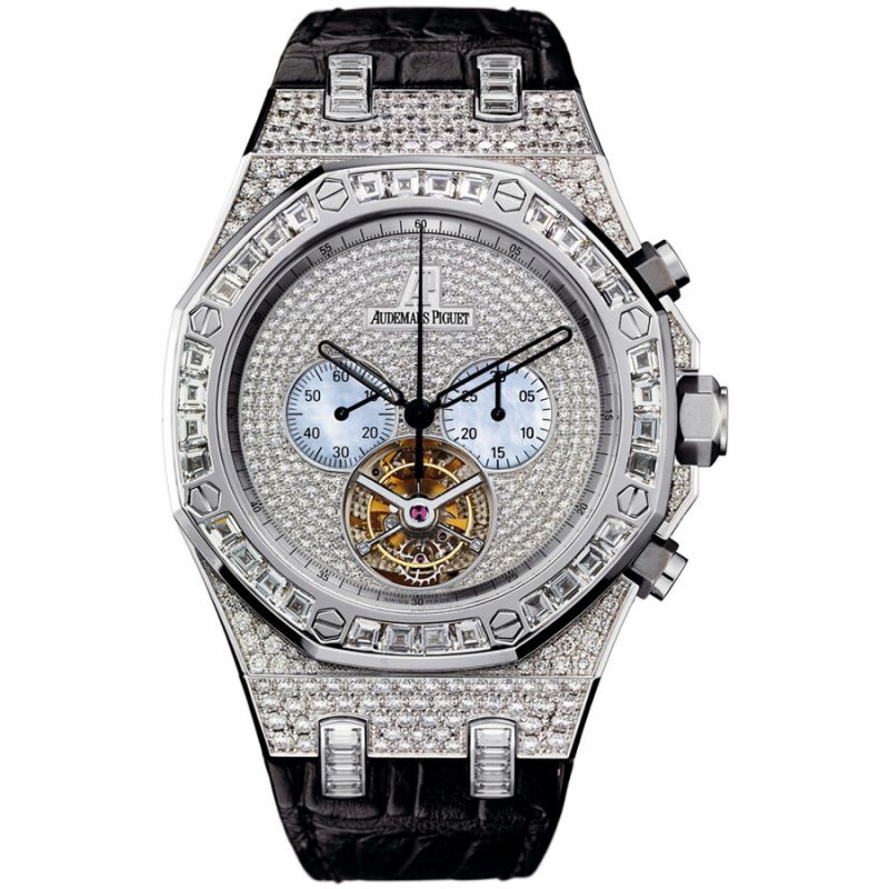Royal Oak Offshore Tourbillon Chronograph Full Diamond