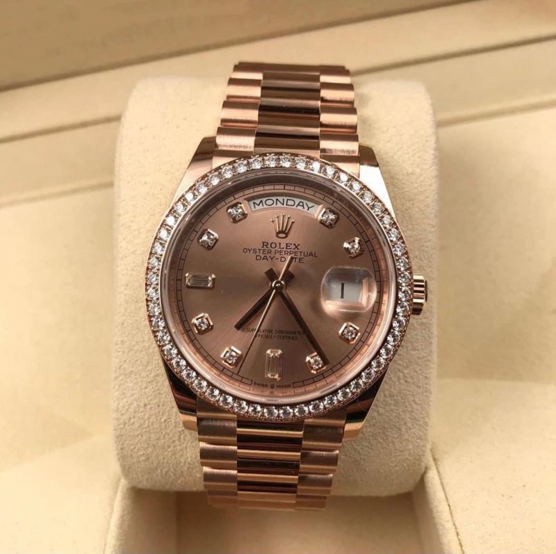 Rolex mặt xà cừ DAY-DATE 36mm 128345rbr-0009