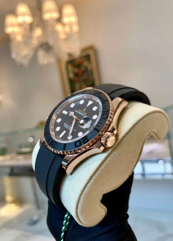Rolex Yacht-Master 40mm Rose Gold Black 126655-0002