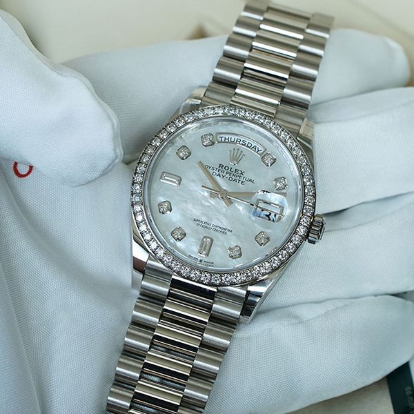 Rolex Day-Date 36mm White Gold 128349rbr-0004