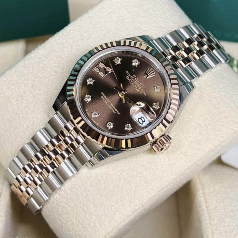 đồng hồ Rolex nữ Lady-Datejust 28mm Chocolate 279171-0003
