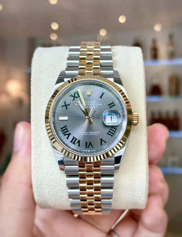 Rolex Datejust 36mm Wimbledon 126233-0035 Gold