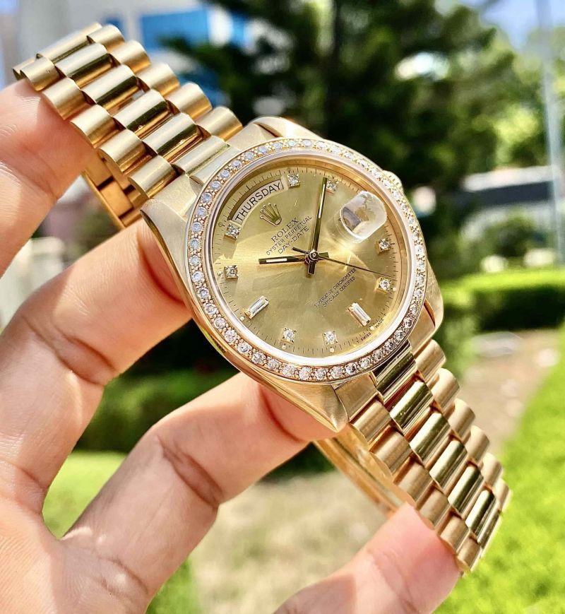 rolex oyster perpetual day date ch&iacute;nh h&atilde;ng 